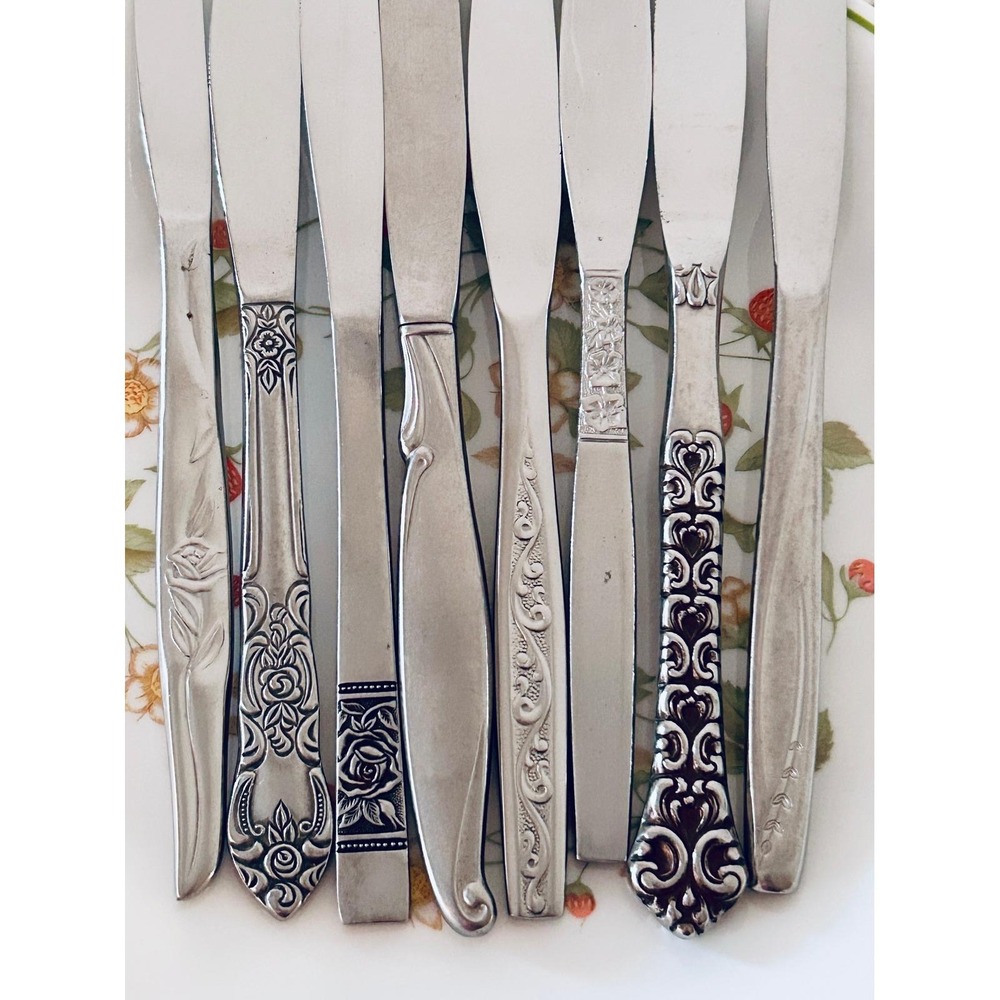 Vintage Mismatched Flatware Sets—Service for 8 (40 pieces) - Picture 6 of 9